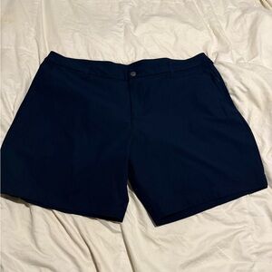 lululemon athletica Navy Blue Men's Flat Front Shorts